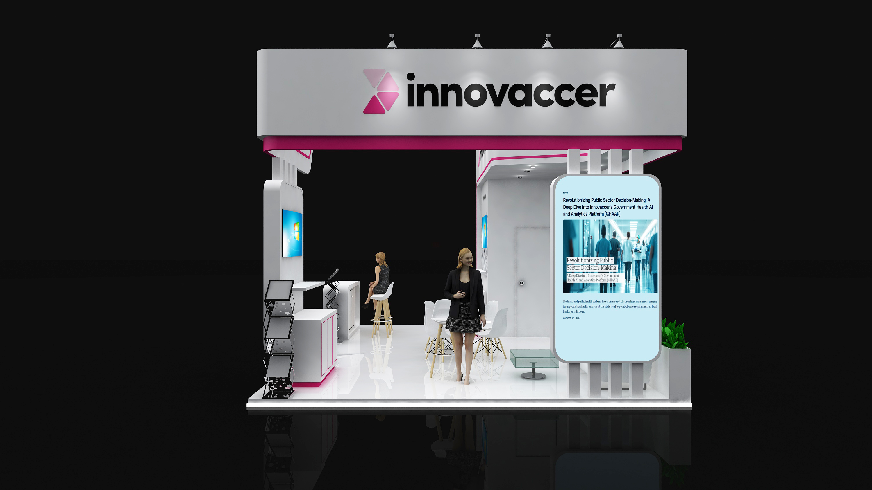 INNOVACCER 6X5M STALL DESIGN IN DUBAI-3