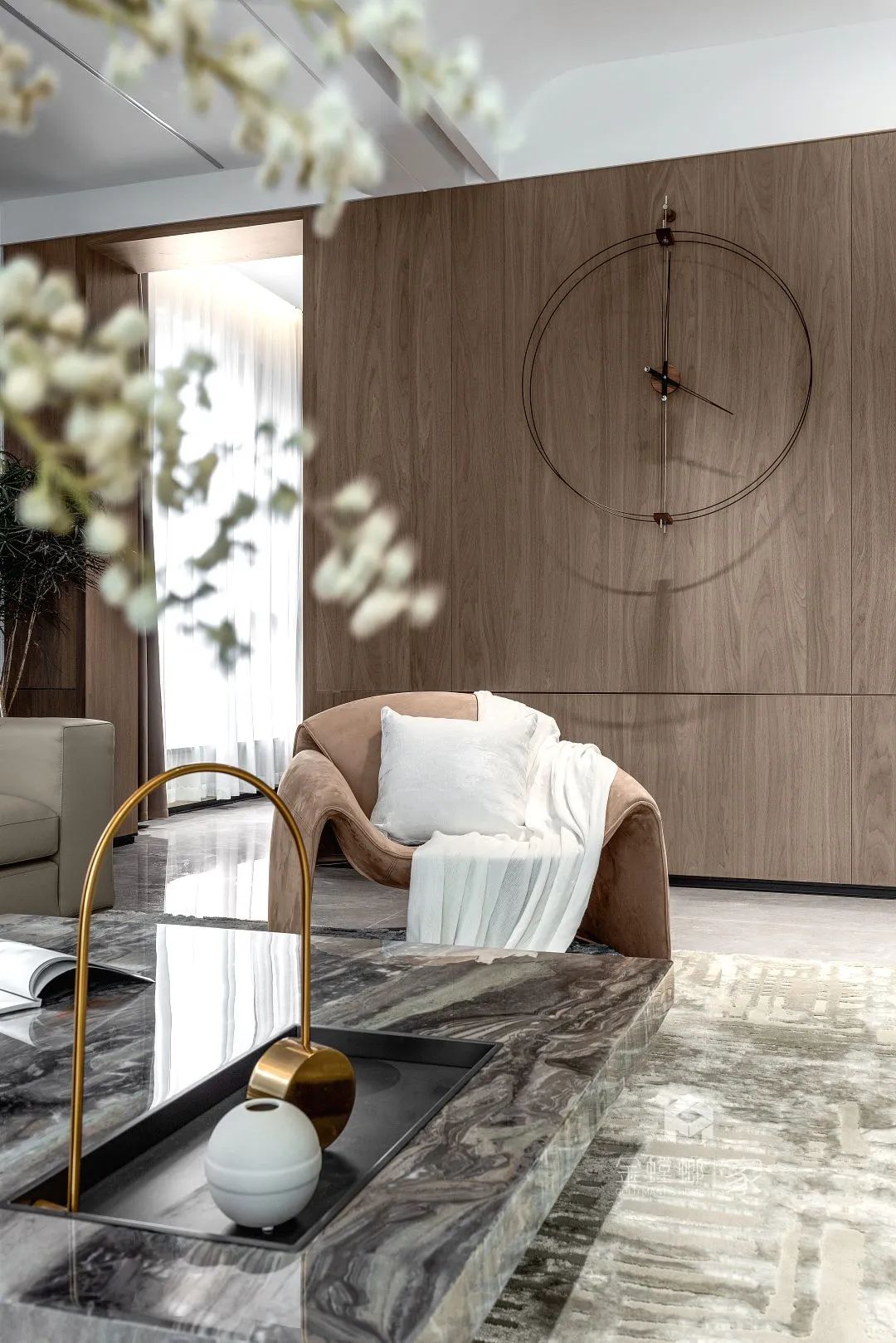 极简别墅,自然与艺术的和谐交响丨中国宿迁丨金螳螂家泗阳店-35