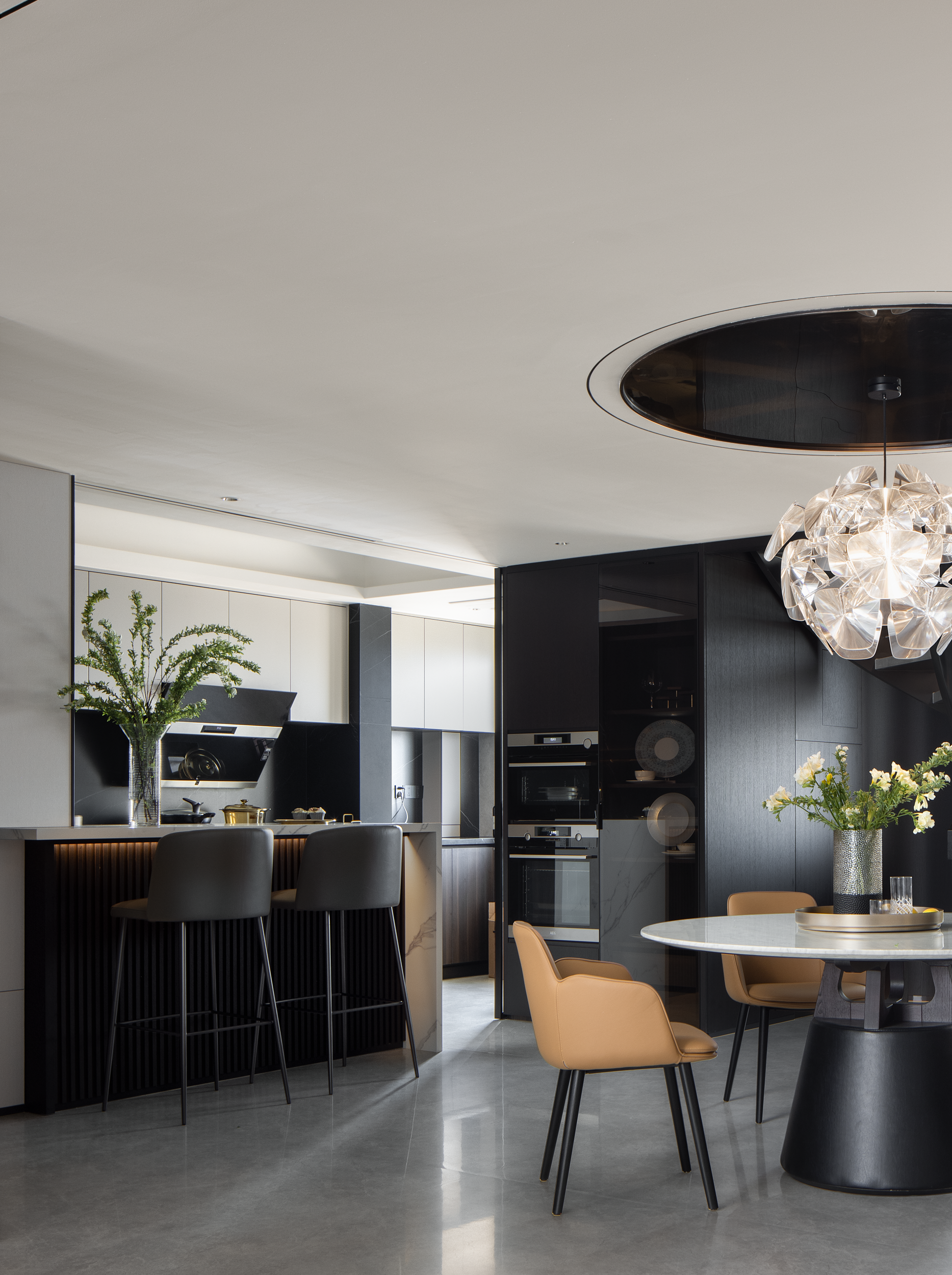 集美湖湖畔顶层复式轻奢住宅设计丨中国厦门丨间空设计-30