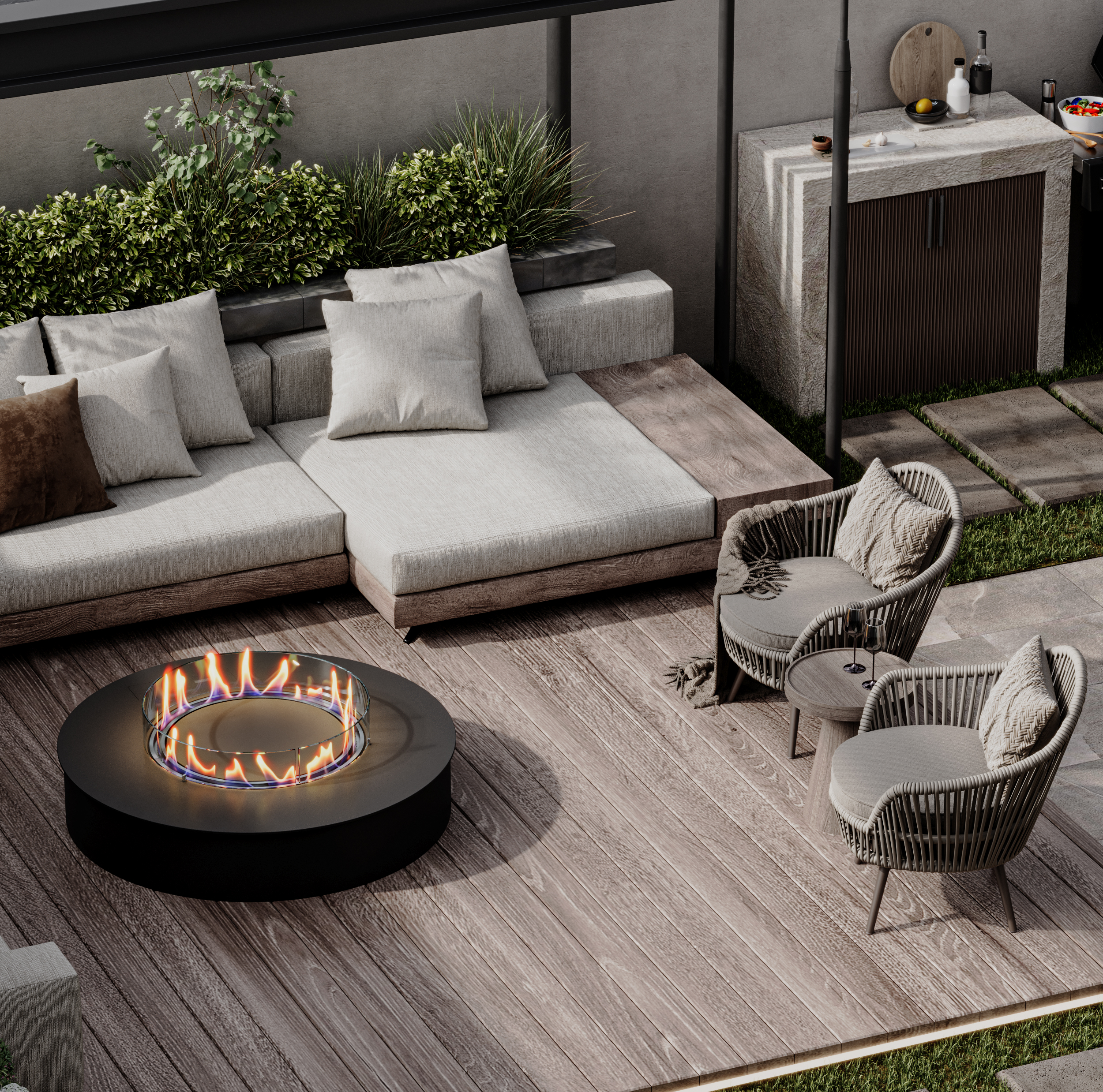 现代花园和屋顶设计-8