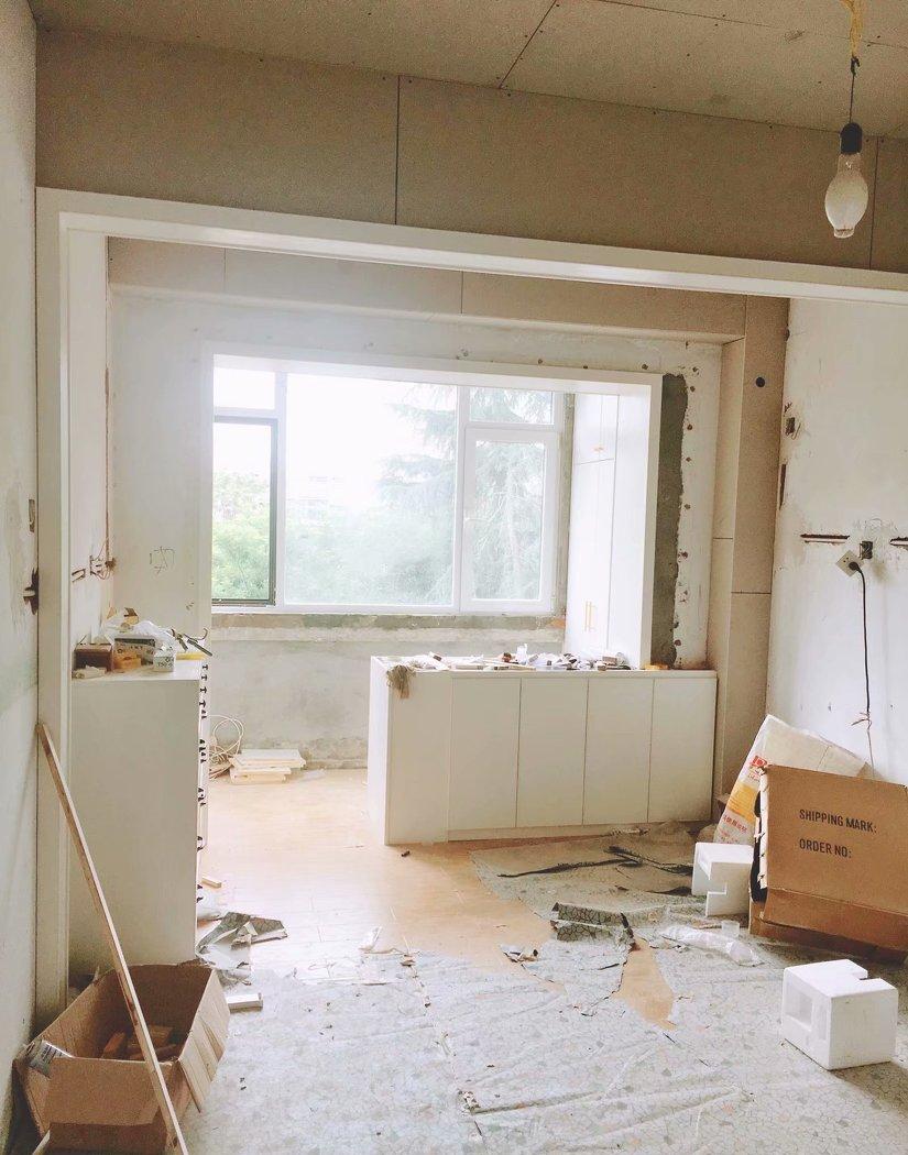 闻韶小区狭长户型逆袭 | 一室变三室，阳台改卧室娱乐区-58