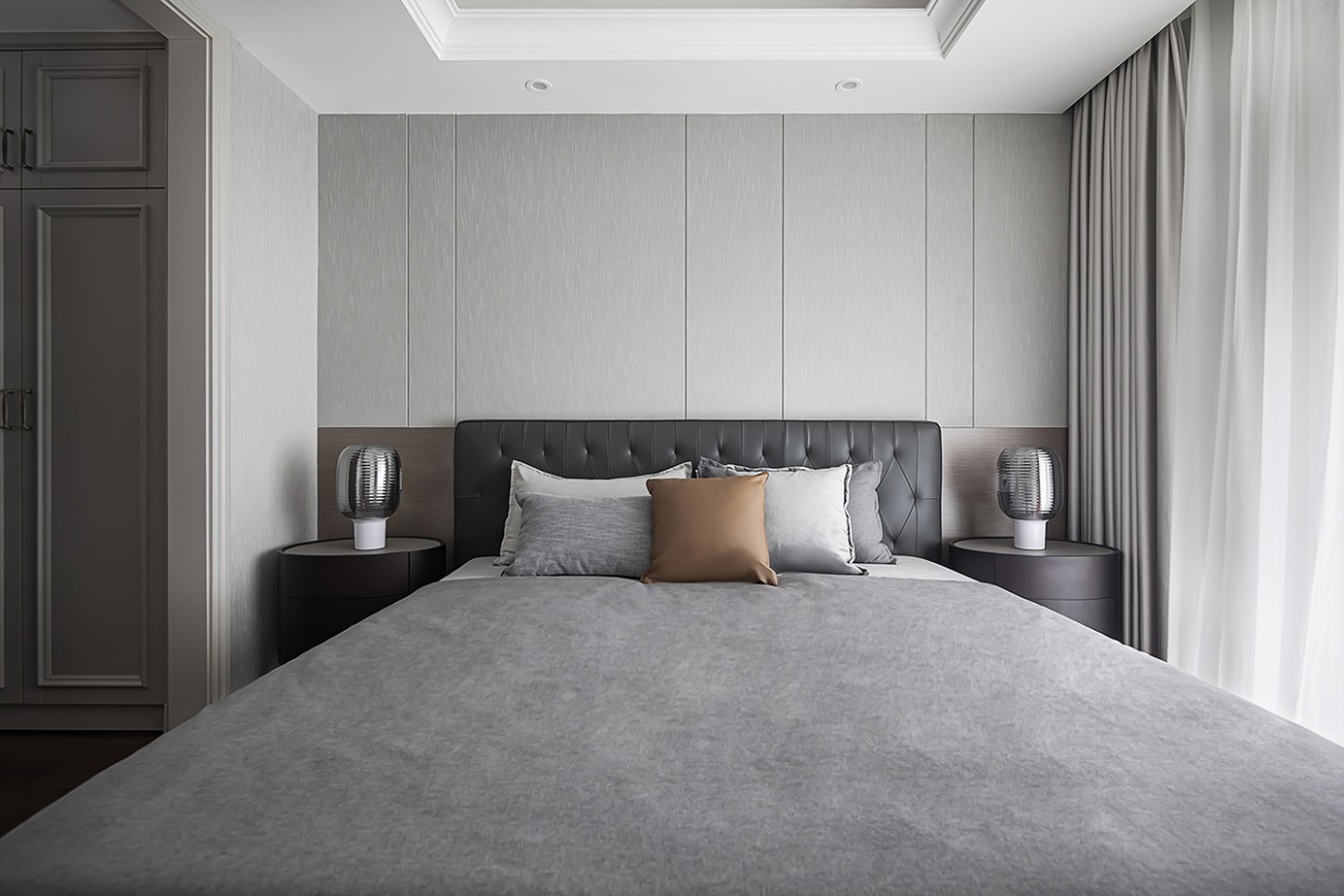 奥体精装修,颠覆空间感觉收纳隐形门呈现精致简约风-17