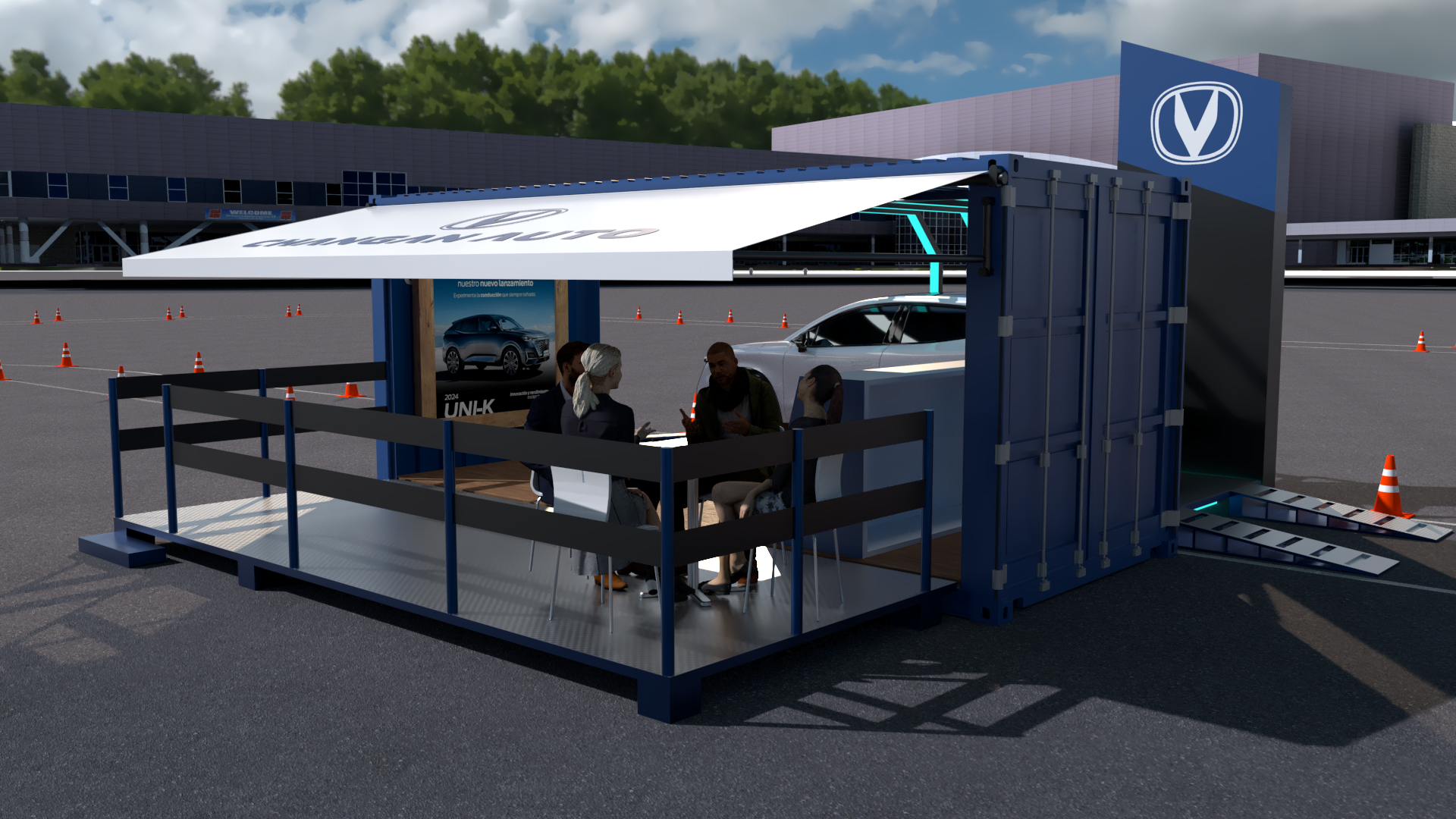 Booth Driving test Changan-1