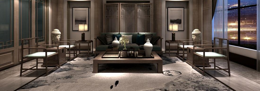 
新中式办公——【禅意办公室】 -15