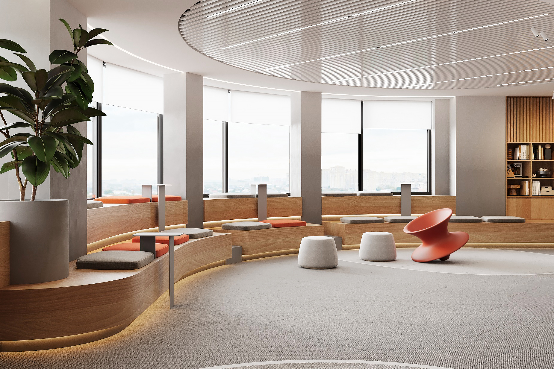 IT 公司多功能办公空间设计项目丨俄罗斯圣彼得堡丨Архитектурное бюро ZARYA-19