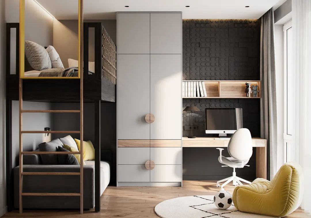 现代简约轻奢住宅丨BODES Studio-44