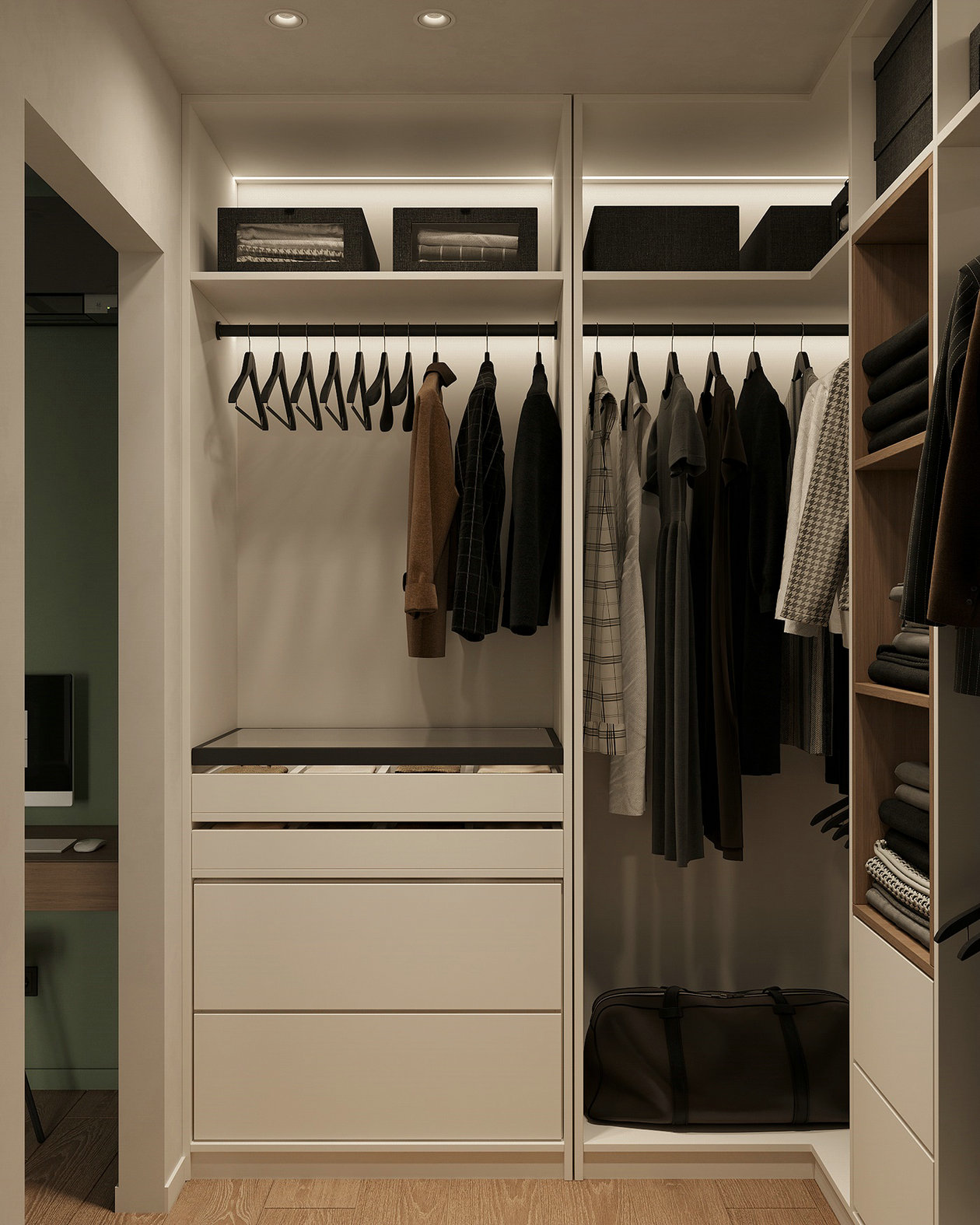 原木+绿色 捕捉时尚的清新与浪漫-16