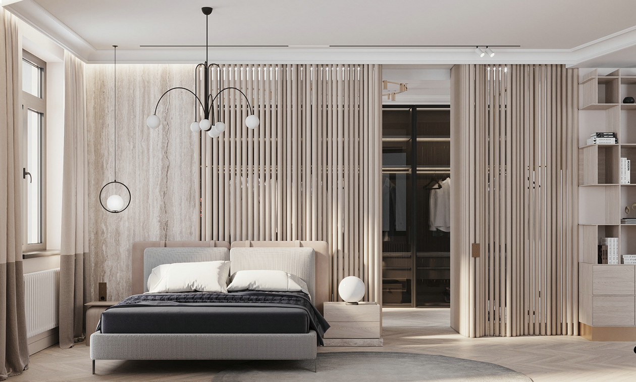 200㎡浅色系空间设计-11