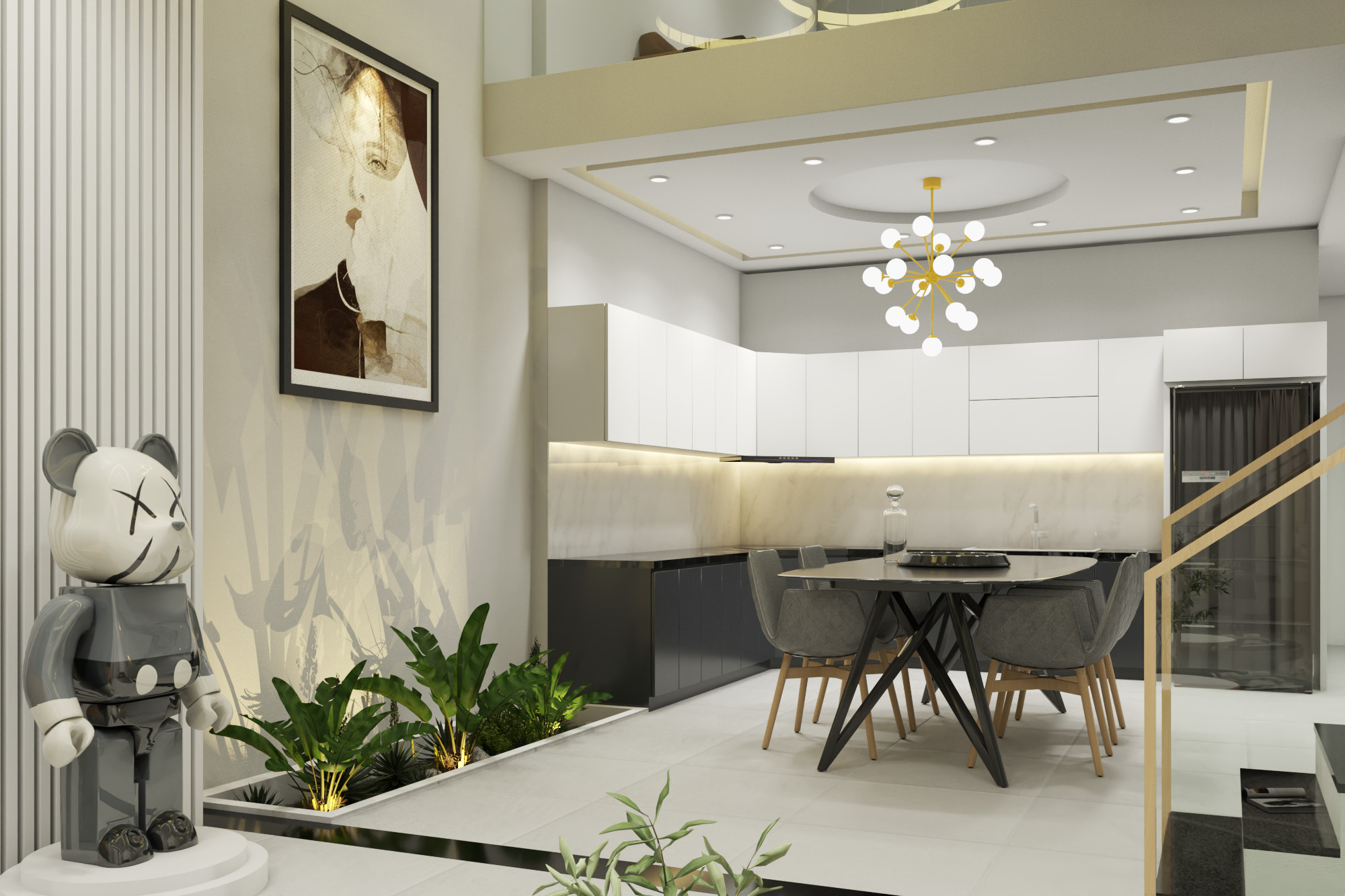 Rendering of townhouse interior-1