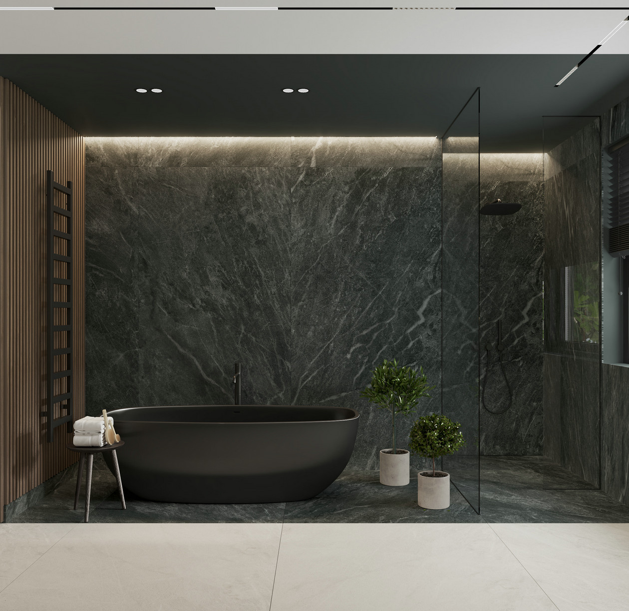 高级黑色系公寓设计-17