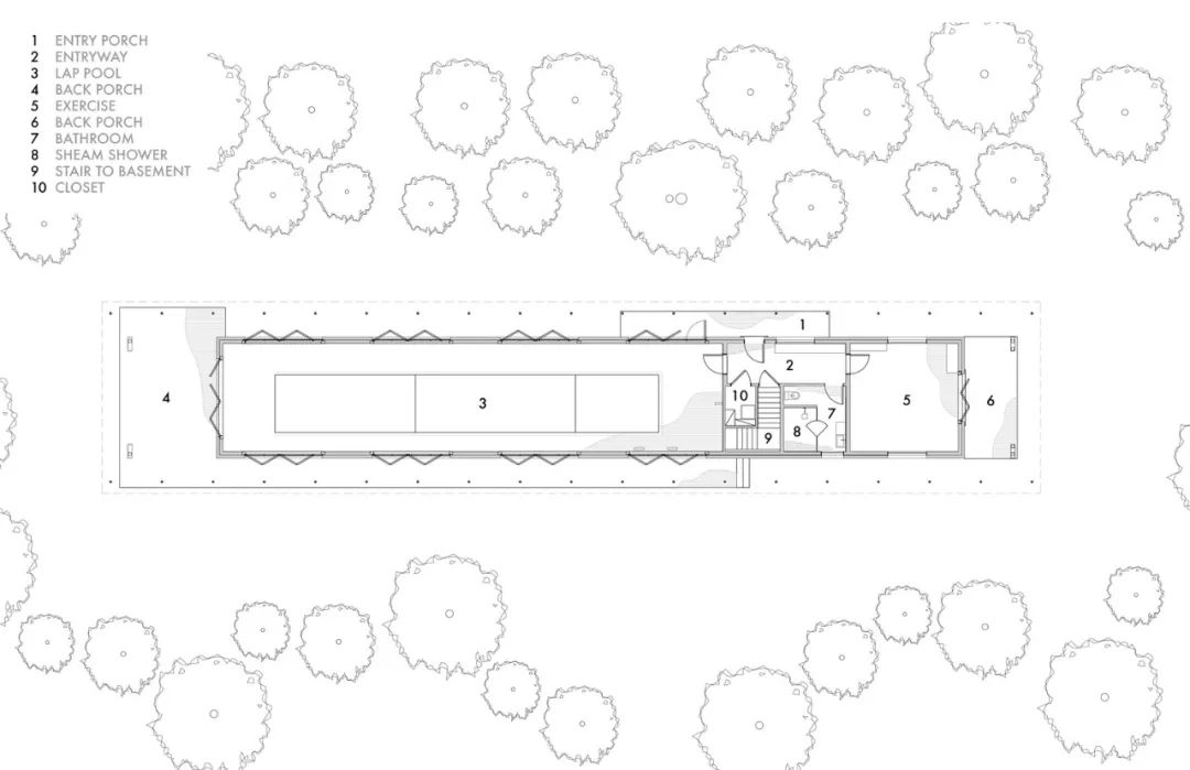 伍德斯托克森林中的环保游泳池小屋-9