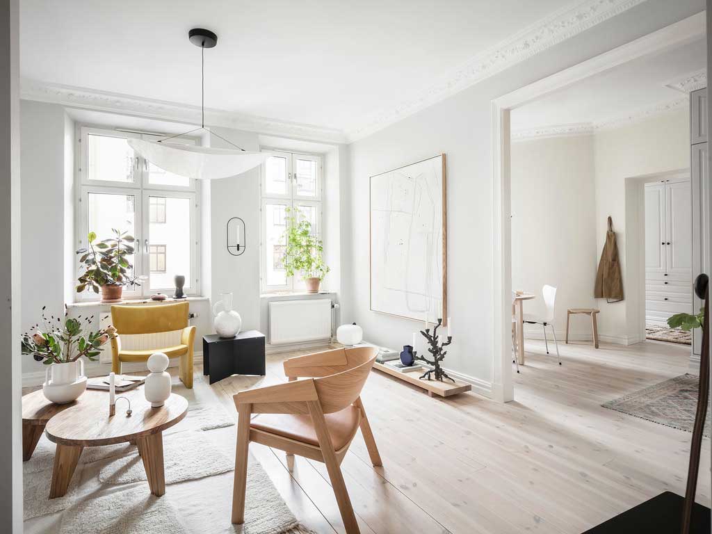 瑞典 49 平米阳光公寓,自然光打造温馨舒适空间-7