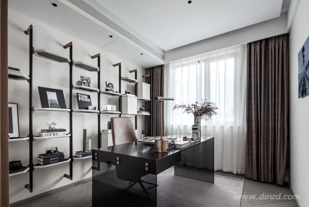 艺术无界,生活有声——烟台中海万锦洋房下叠样板间设计-20