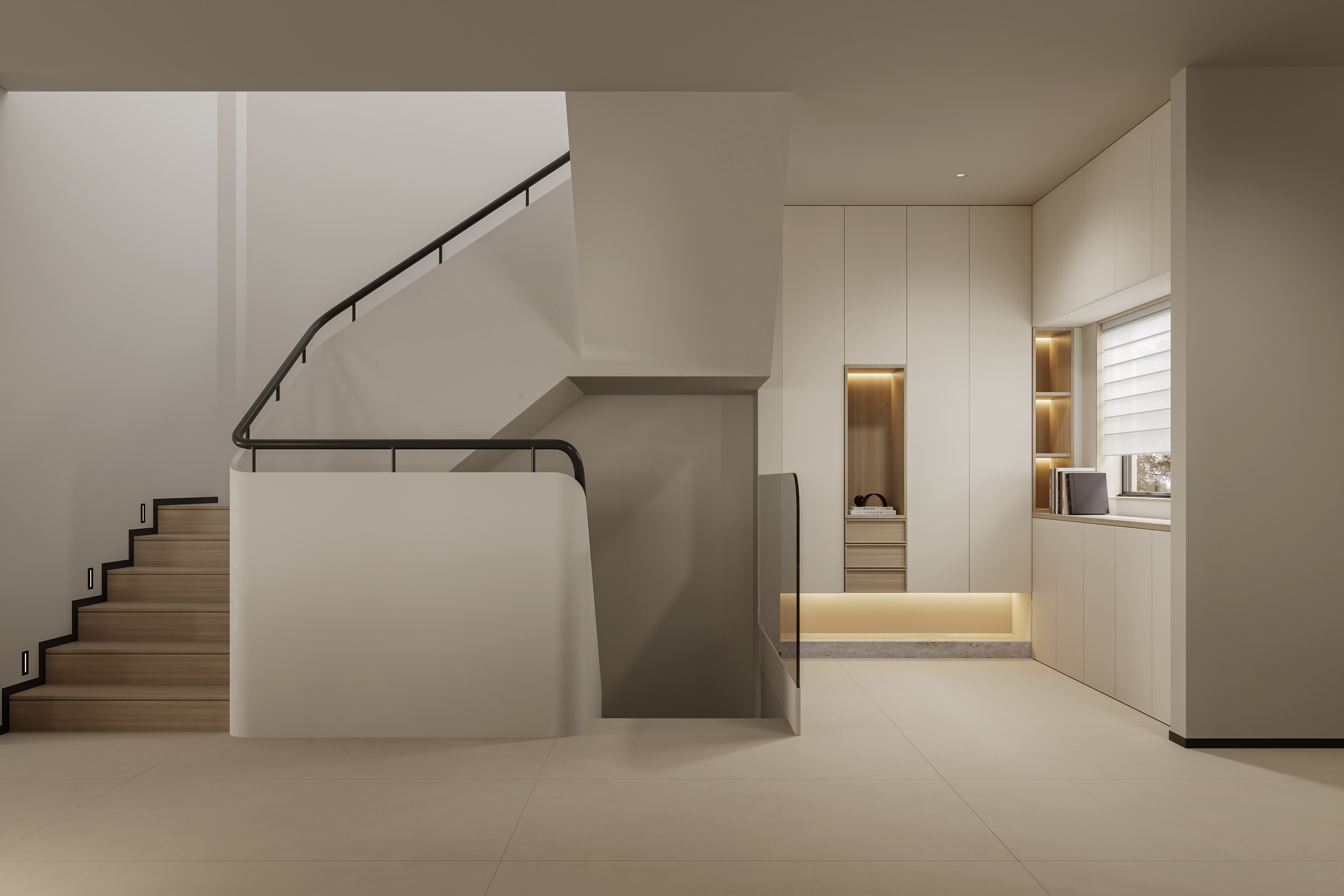 绘感视觉设计——奶油风客餐厅别墅案例-6