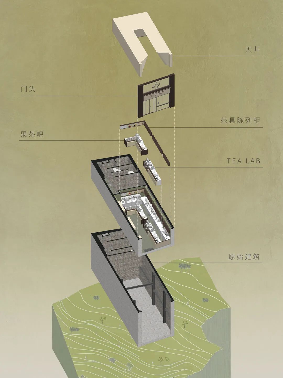 HEYTEA（喜茶）时代广场TAELAB店海外店铺空间设计丨美国纽约-12
