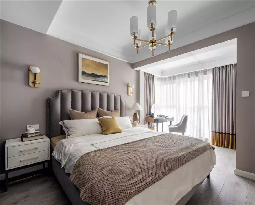 110㎡现代轻奢家居设计-25