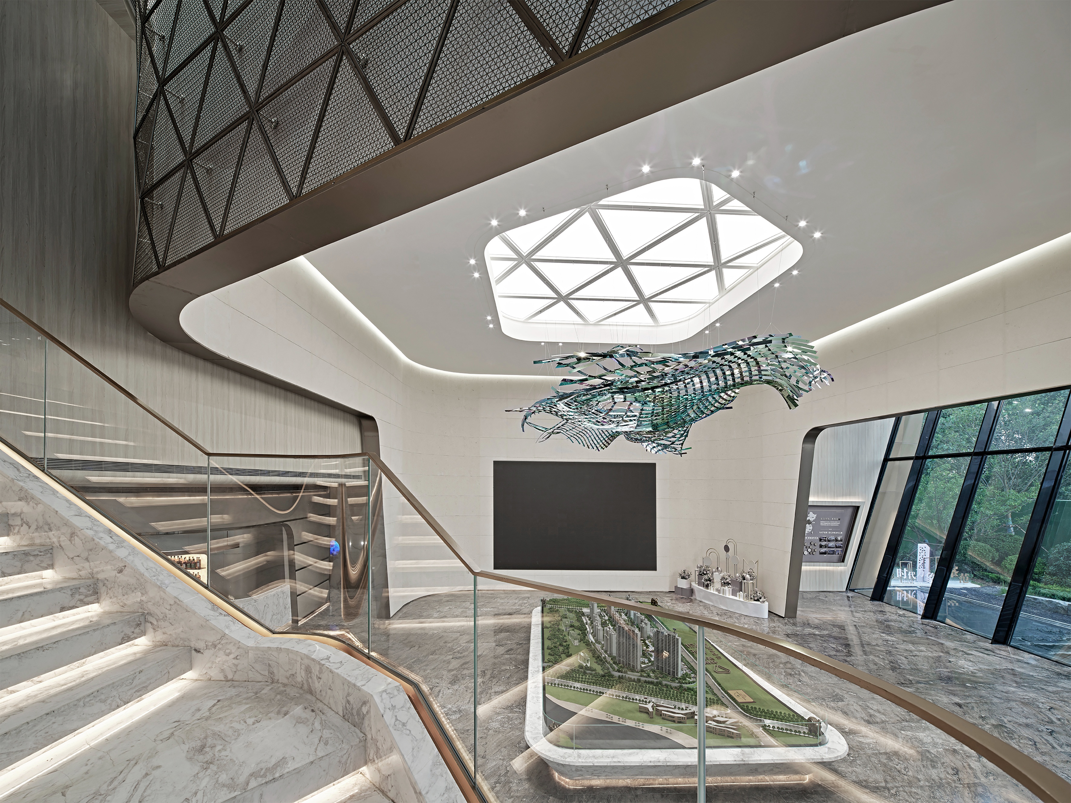 金地华发·峯范售楼处丨中国威海丨EH DESIGN GROUP棣赞室内设计团队,棣品软装陈设团队-17