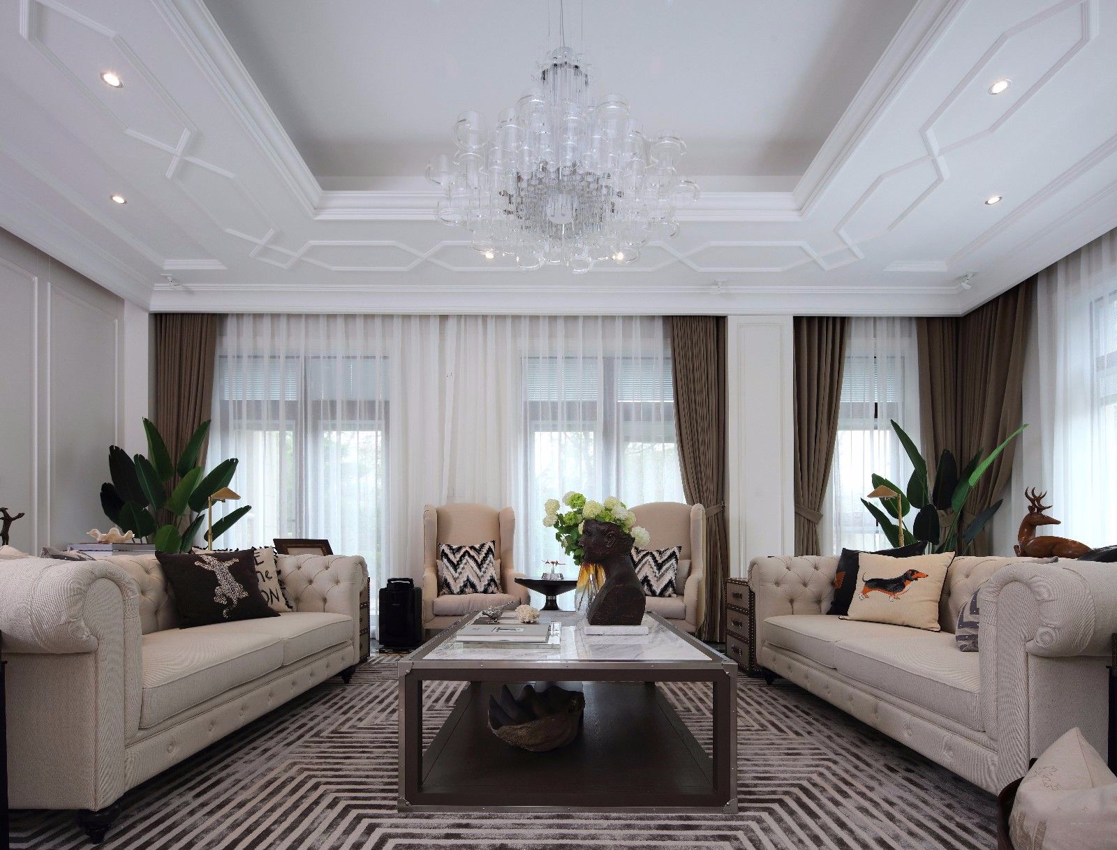 G&K桂睿诗设计丨样板间丨苏州中粮同里湖花园联排别墅样板房-2