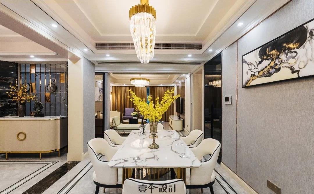 轻奢改造,八角玄关、开放式厨房打造现代宜居空间-33