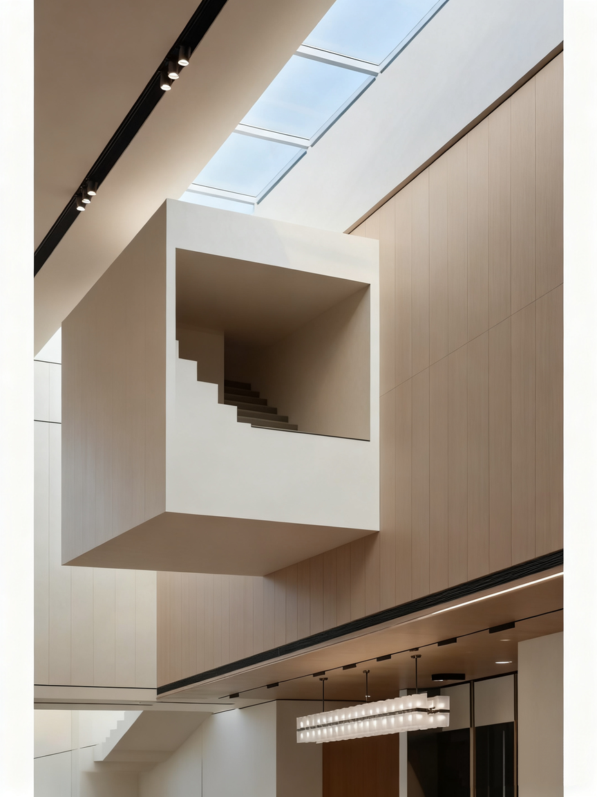 现代极简风格的建筑空间设计适合哪些场所？-19