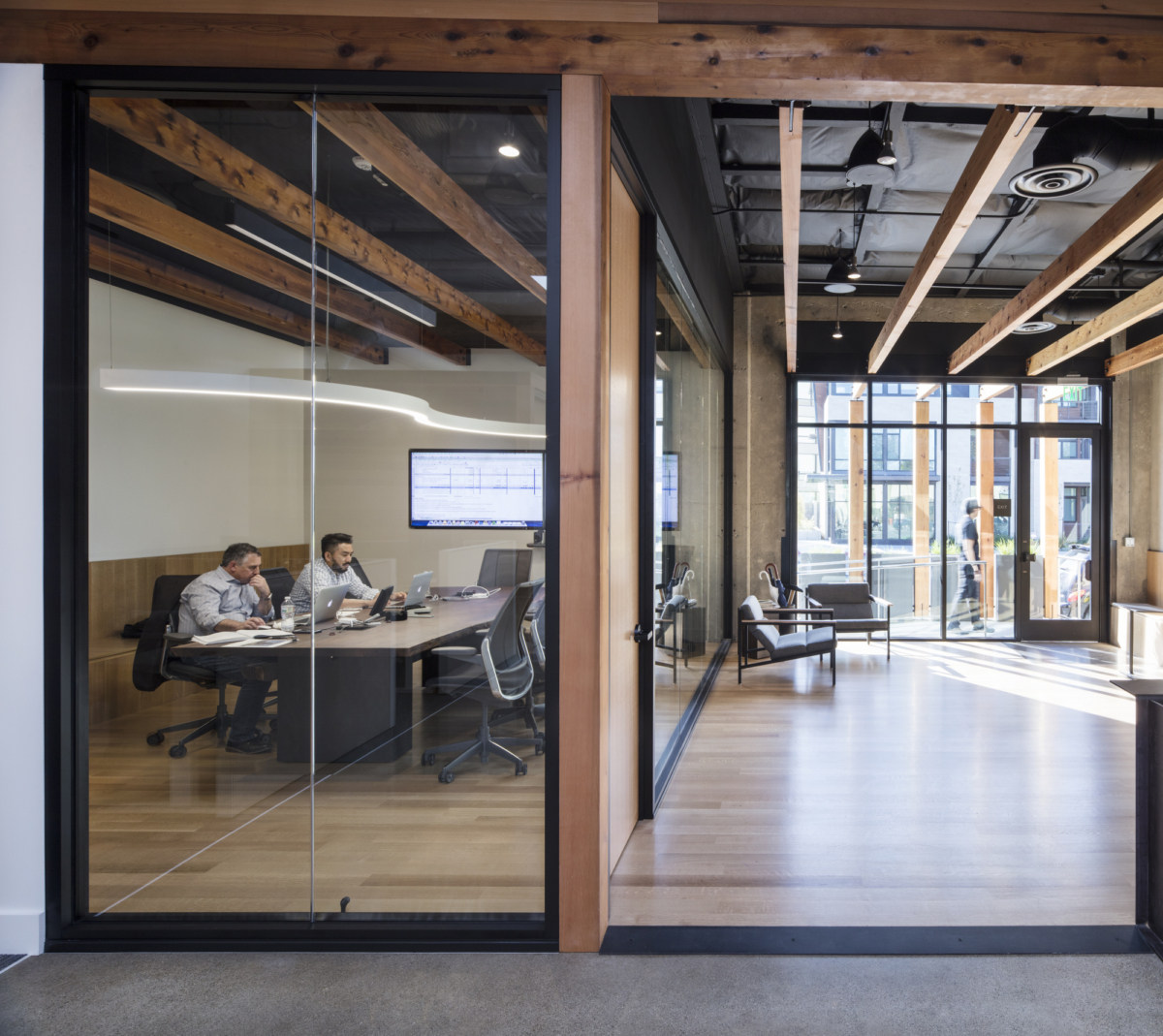 加州山景现代仓库改造办公室-9