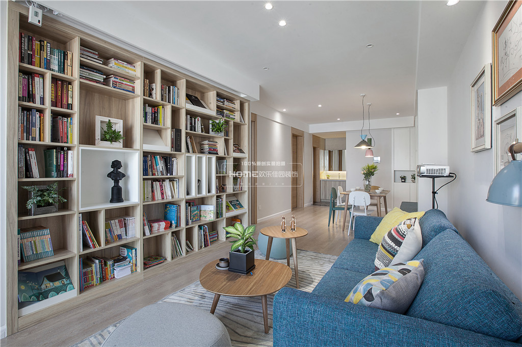 80 平北欧风润城家居,原木清新打造宽敞成长空间-23