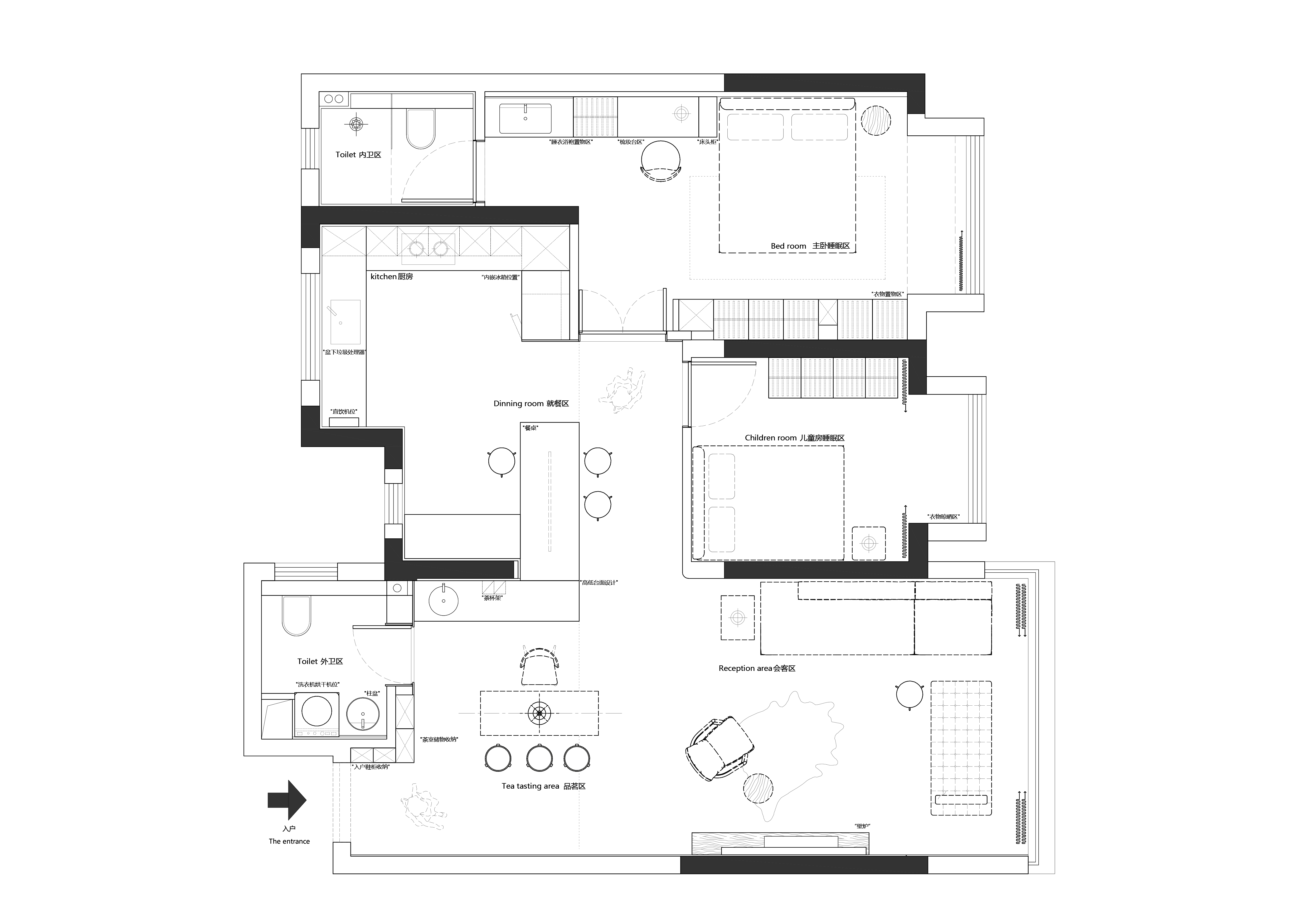居住空间全案设计丨中国萍乡丨杭州民舍制作空间设计工作室-5