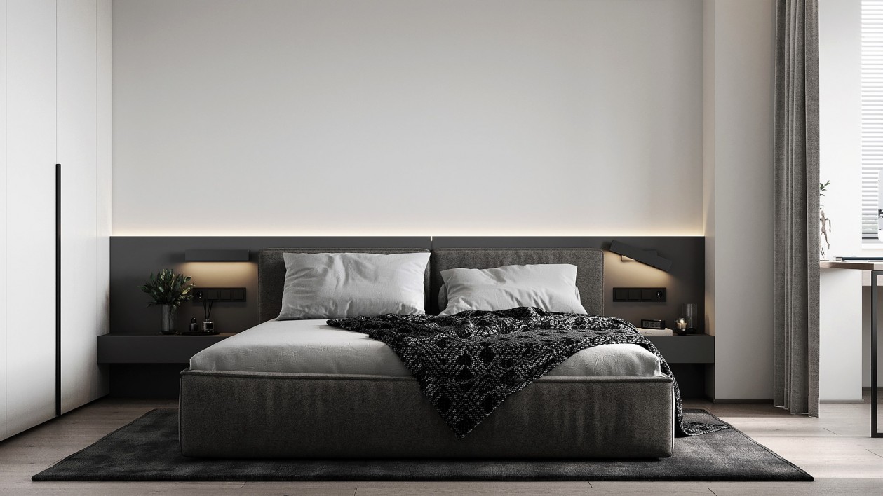 灰色系-极简风住宅设计-7