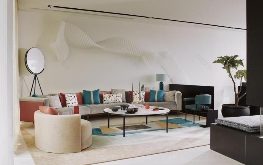 电视中心顶层公寓丨英国伦敦丨Waldo Works-5