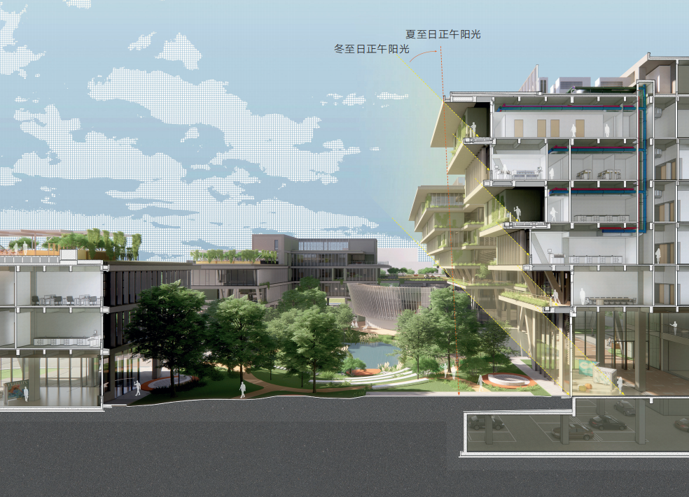 【AT建筑】夏热冬暖地区建筑设计绿色策略研究——海南大学生物医学与健康研究中心设计实践-53