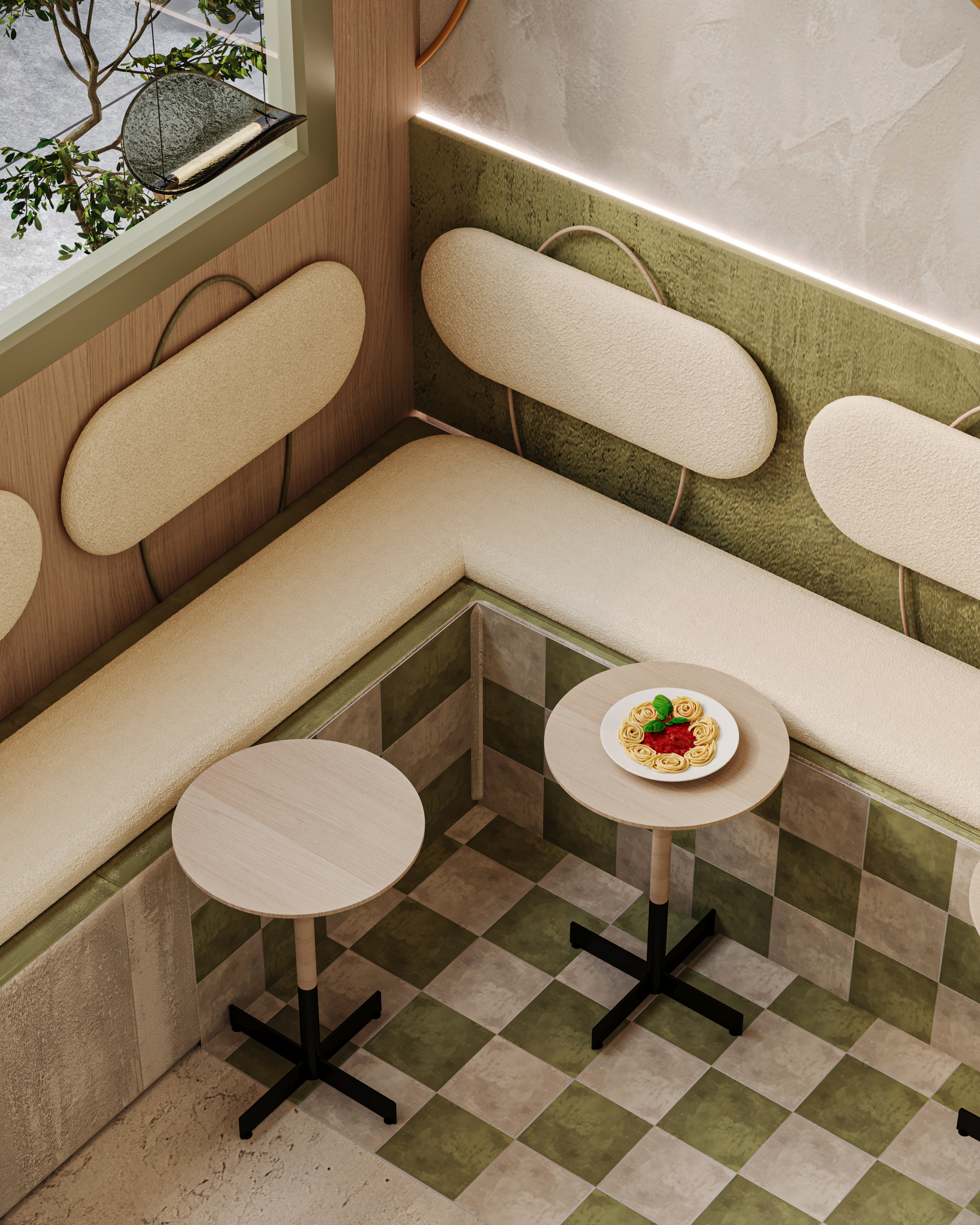 ALDERTE PASTA RESTAURANT 意面餐厅设计丨沙特阿拉伯丨ARCADIA DESIGNS-13