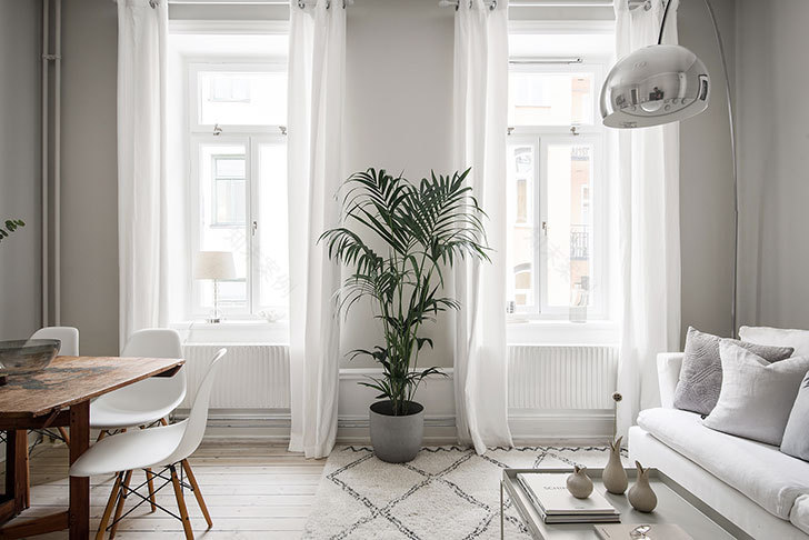 斯德哥尔摩温馨奶油咖啡色公寓设计-3