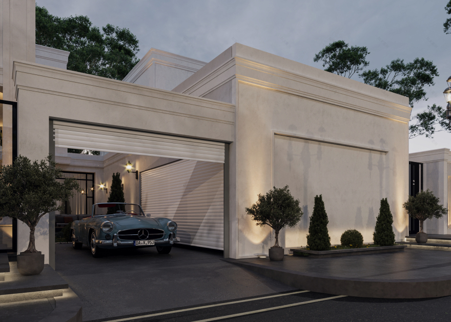 新古典主义别墅外观丨Sketch Design-20