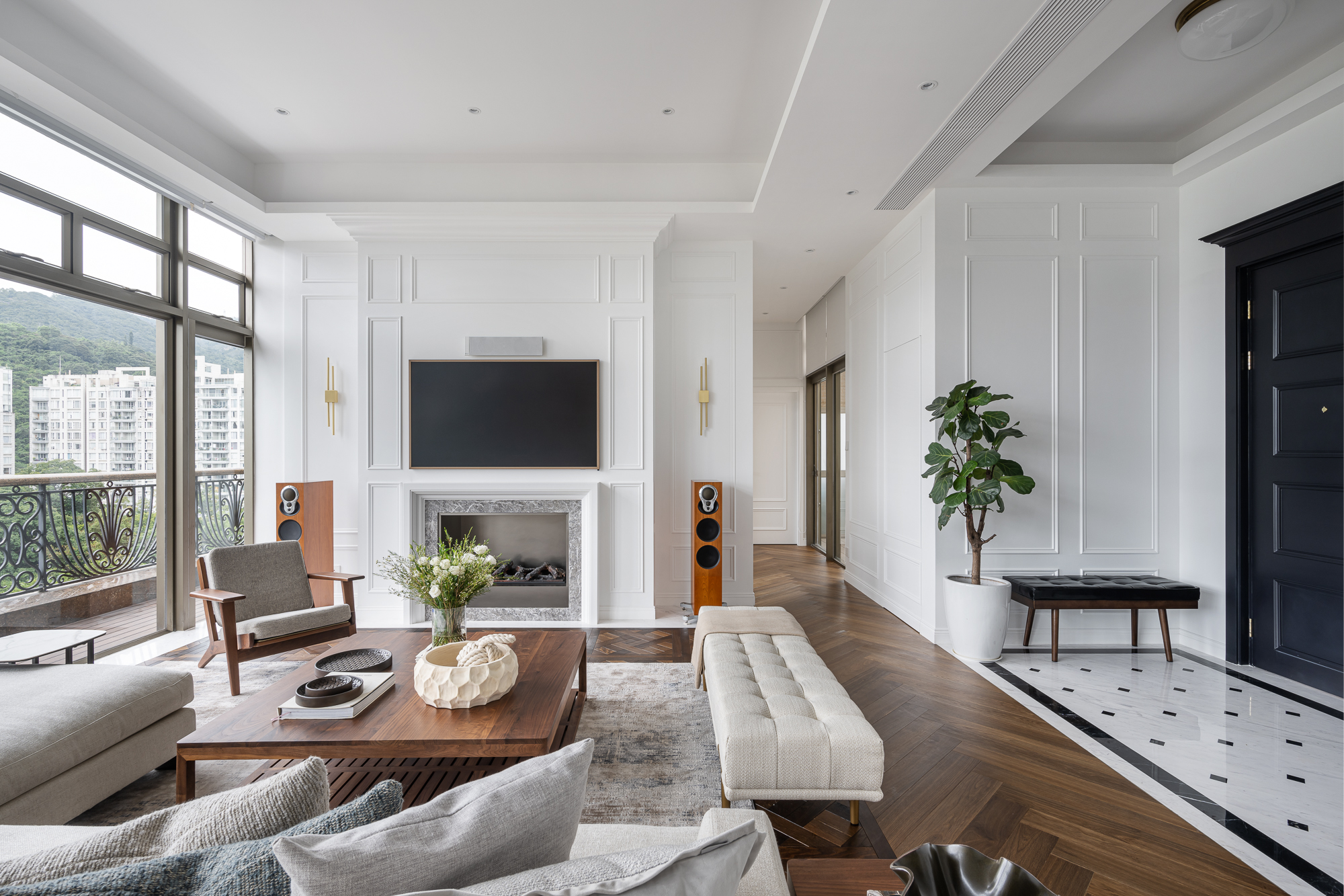 沙田顶层／复式单位室内设计丨中国香港-6