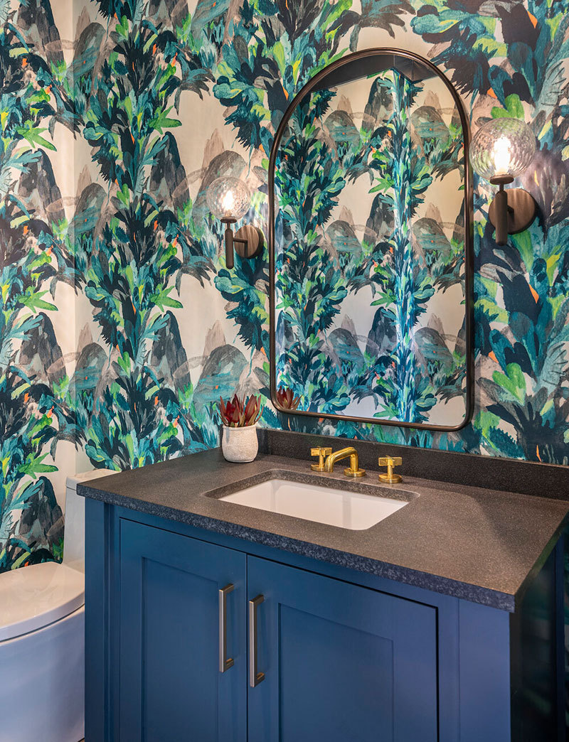 波士顿蓝色客厅美丽后院住宅设计-21