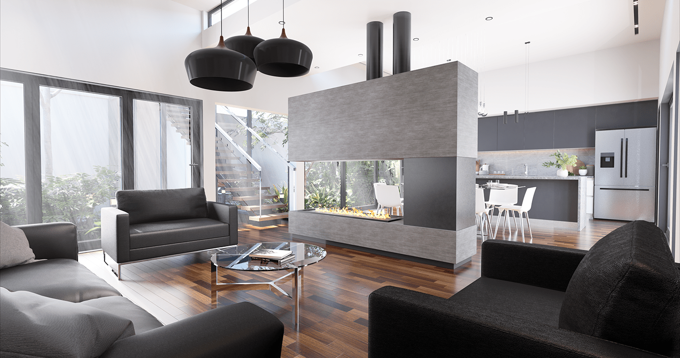 Anastasiya Gushchina丨别墅丨Interior Design, Visualization & Technical Plans-0