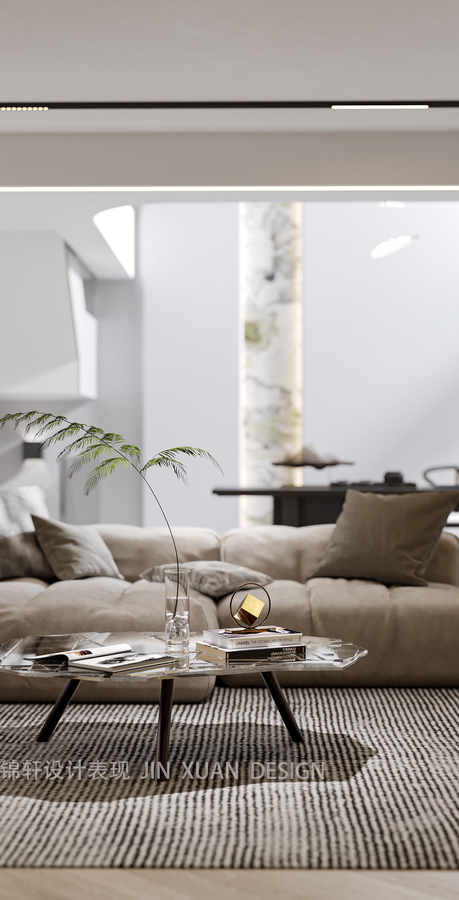 别墅高级现代设计丨中国合肥丨锦轩设计表现-14