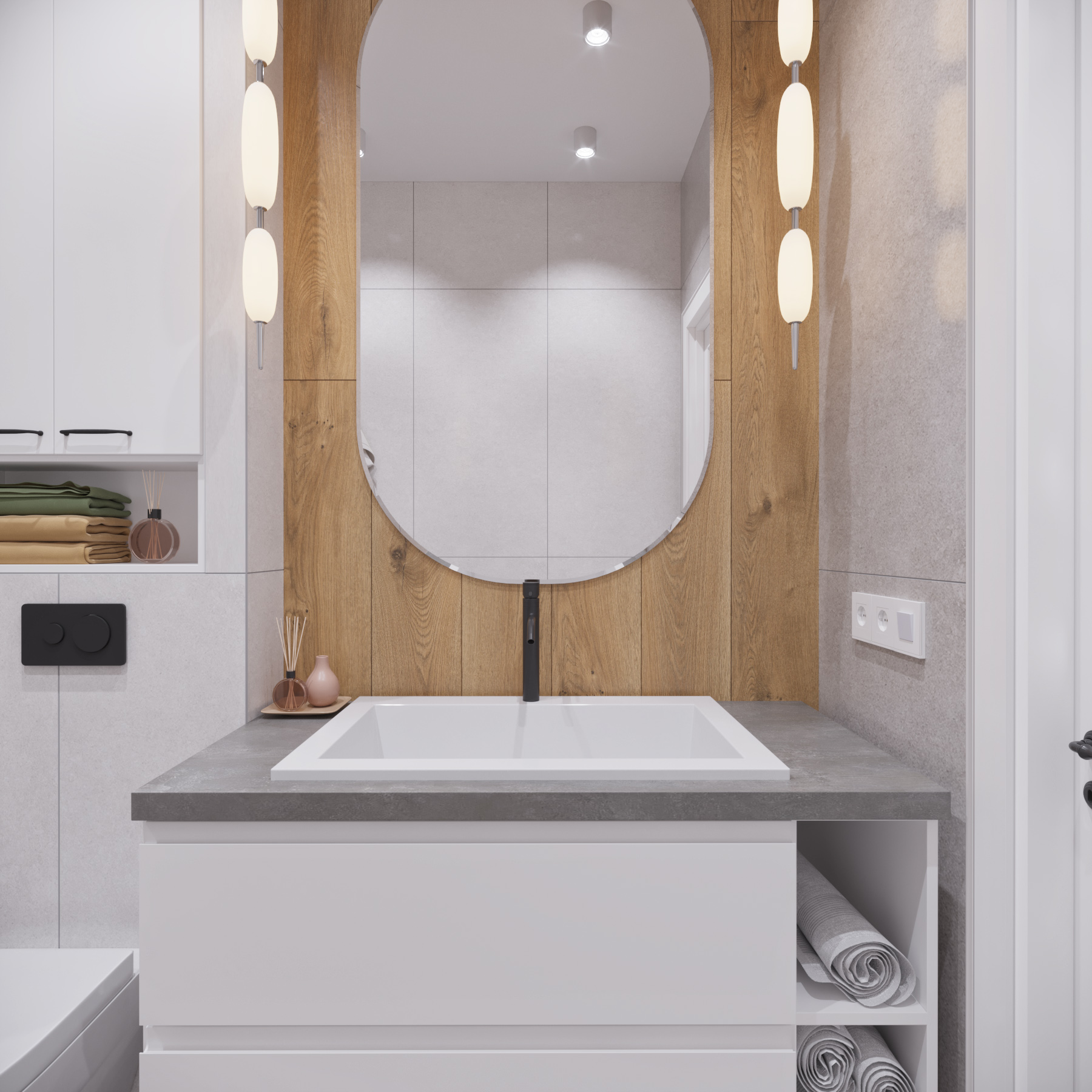 Design apartment with attic 100m2. Tashkent-46