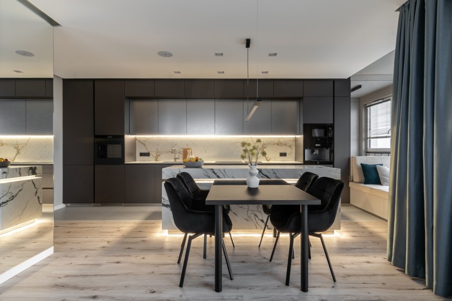 格但斯克100平米公寓·男性极简风设计丨波兰格但斯克丨Archem Wnętrza-25