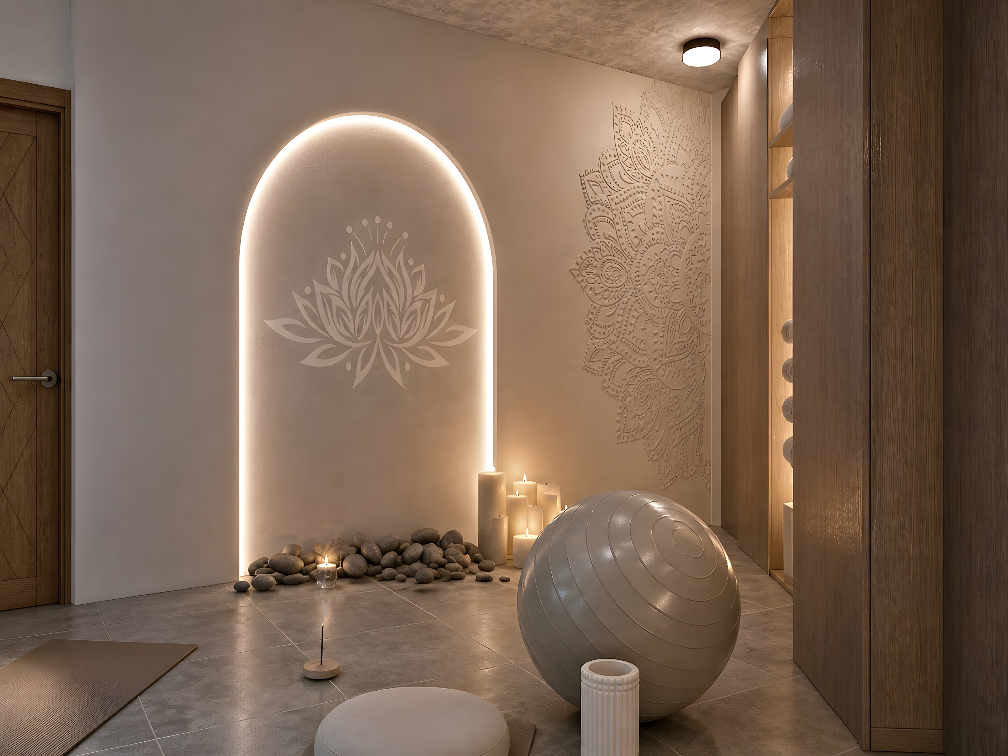 Modern Gym Interior Visualization-7