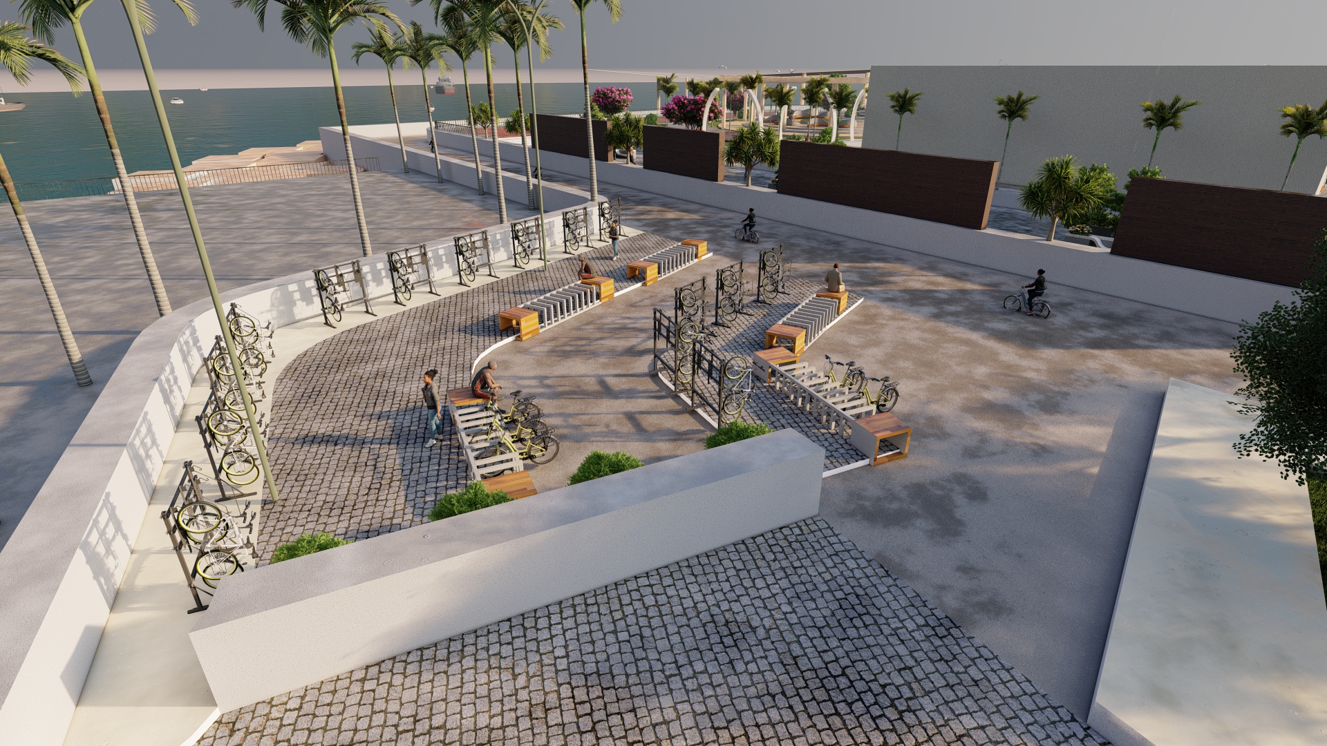 Bir Masoud Promenade development project AL - landscape-10