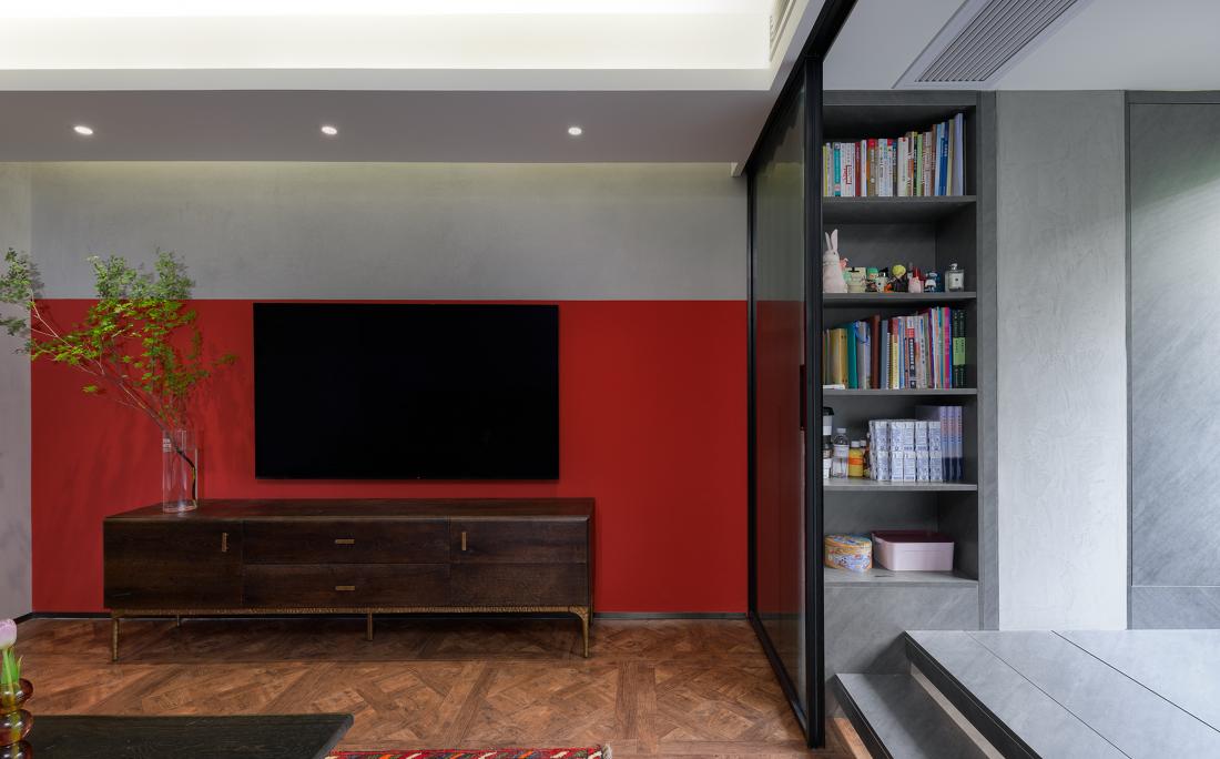 工业风极简温馨小家设计-37