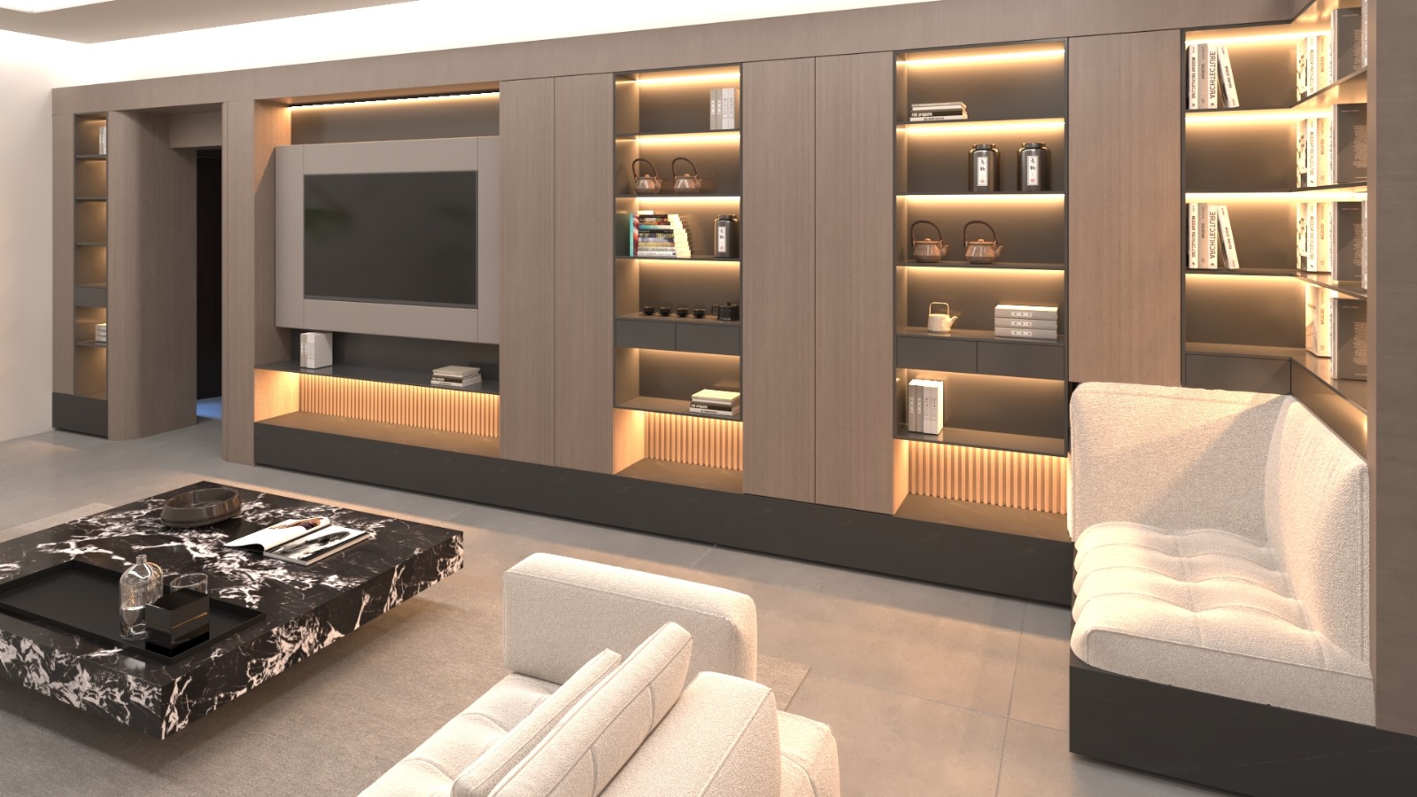 Living Room Interior Design | Modern Comfort-4