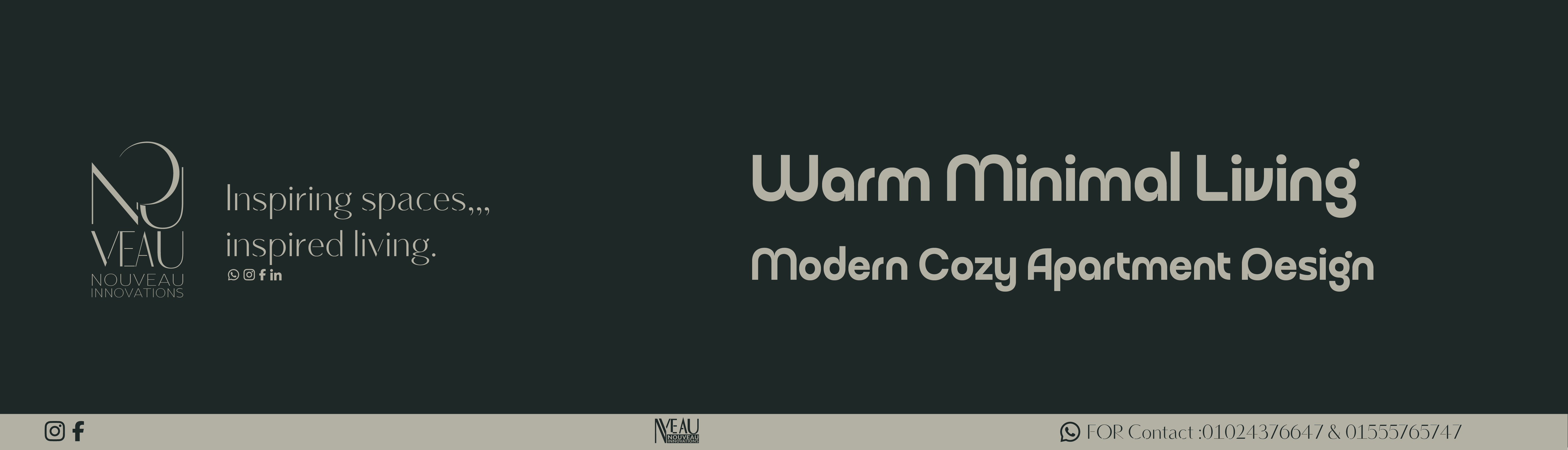 Warm Minimal Living │ Modern Cozy Apartment Design-0