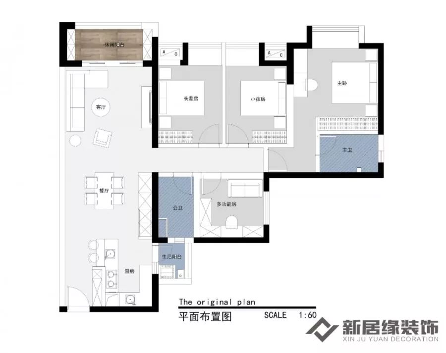 中海金沙里现代简约家居设计,原木色与高级灰的时尚碰撞-19