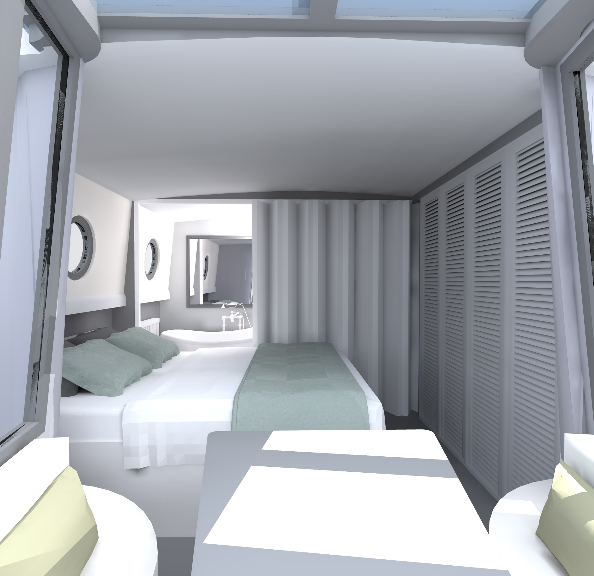 CANAL BOAT WHEELHOUSE concept 2014-9