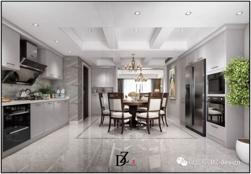 DZ 设计 | 现代简美三室两厅,温馨宜居的艺术空间-20