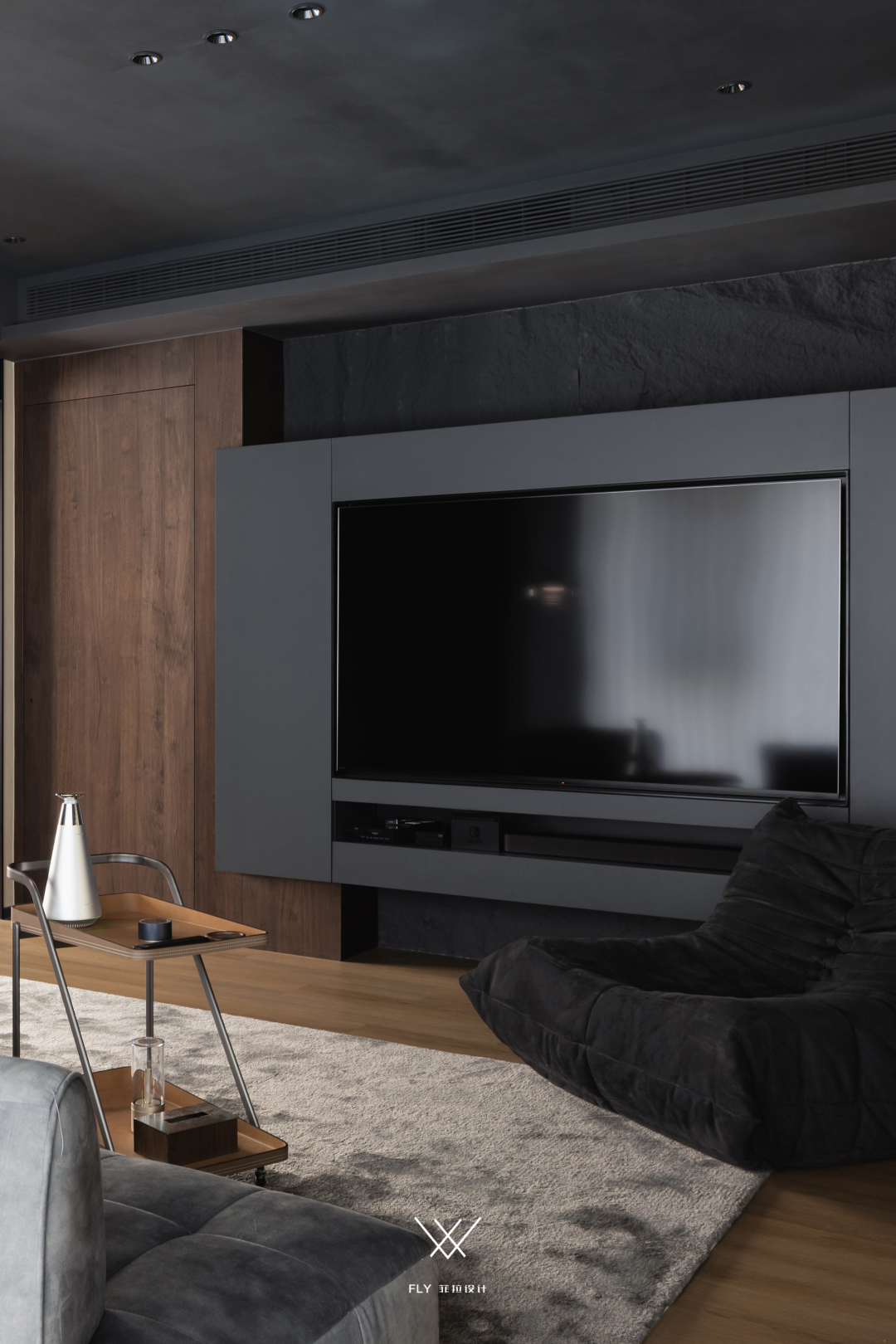 极简黑境·属于他们的暗调温柔丨中国杭州丨菲拉设计-8