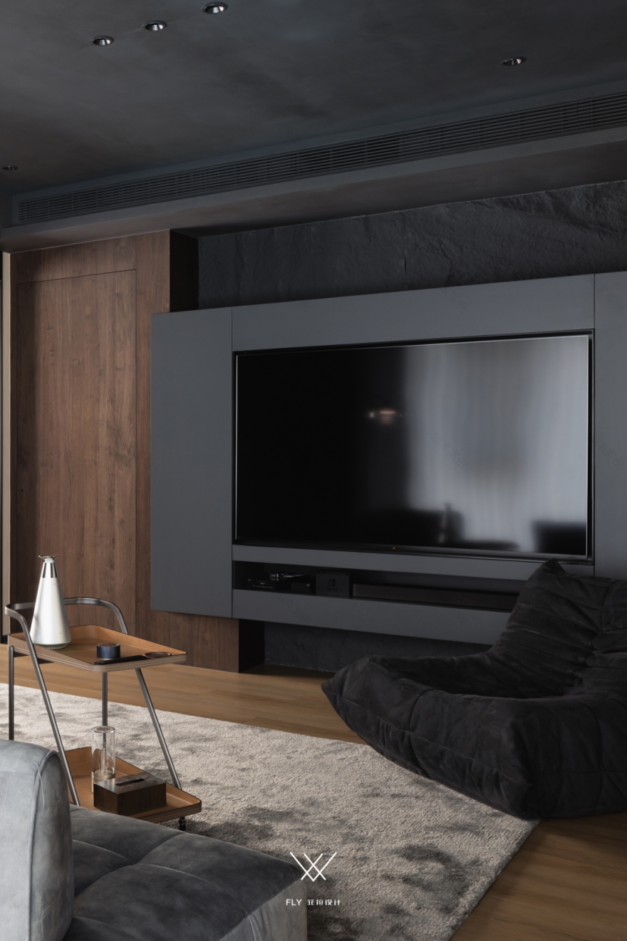 极简黑境·属于他们的暗调温柔丨中国杭州丨菲拉设计-8