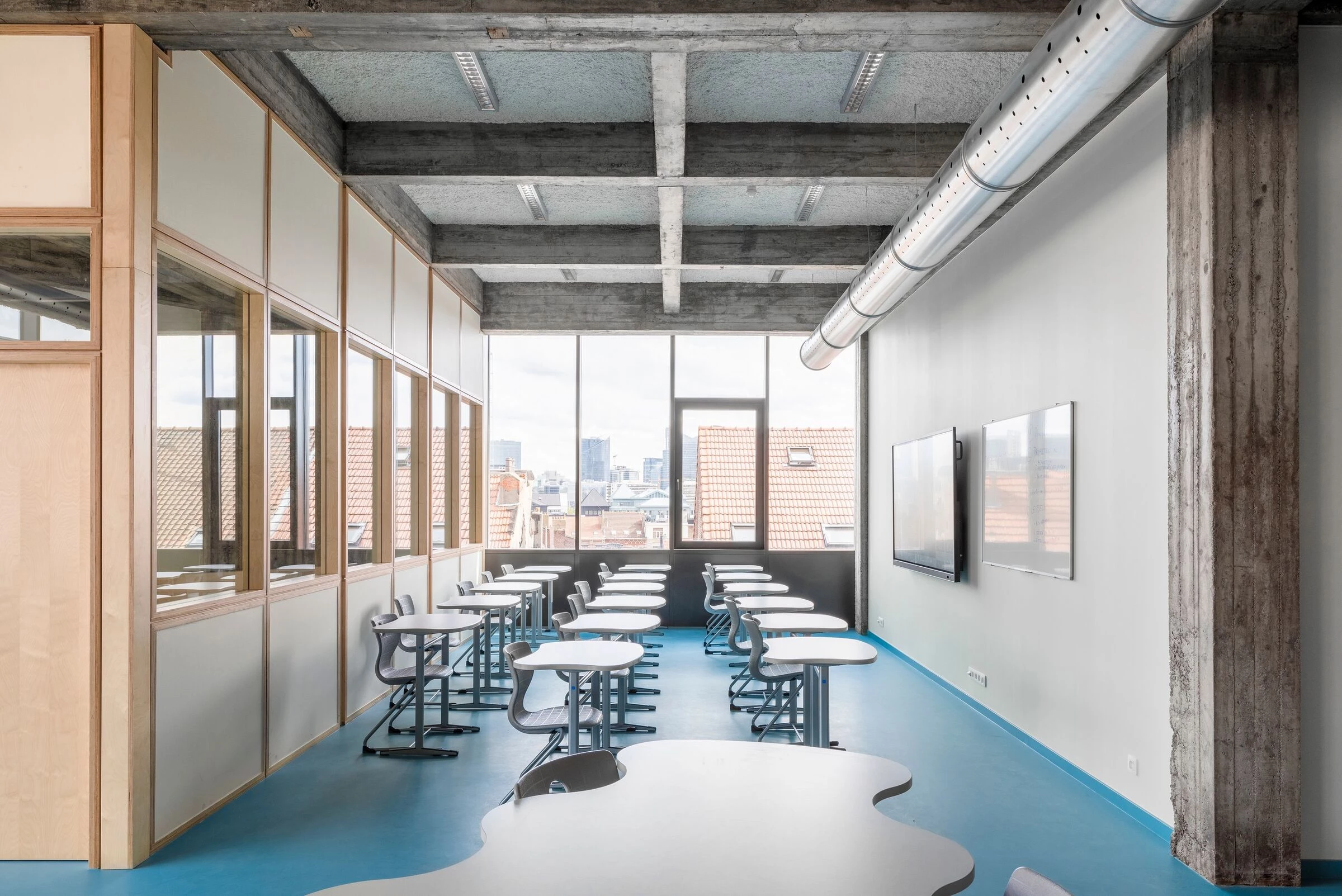 圣米歇尔莫伦贝克学校校园丨比利时-23